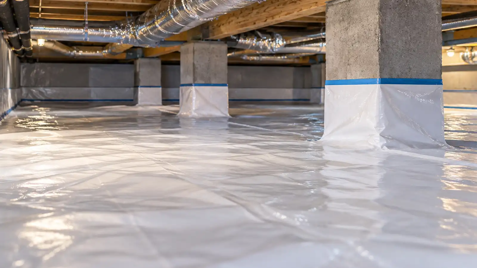 Crawl space insulation and encapsulation work by True North Insulation