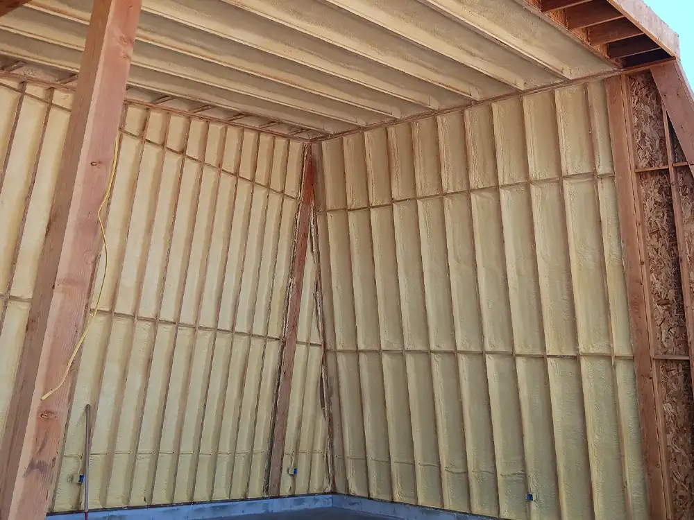 True North Insulation project photo showing insulation installation