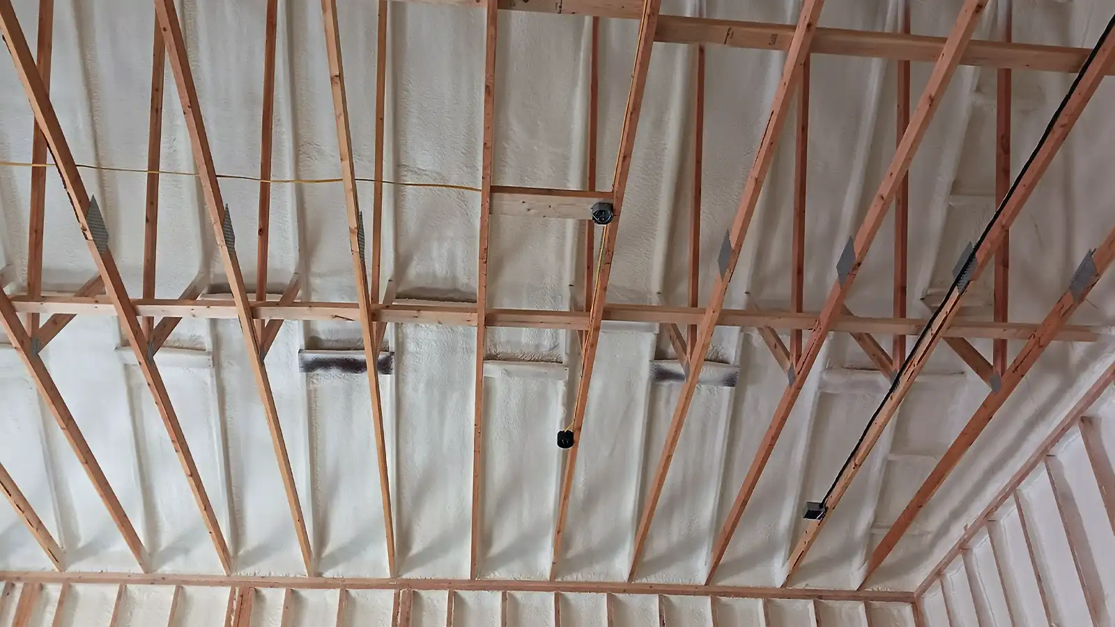 Representative insulation installation in a residential building